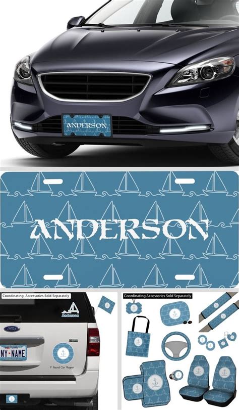 Having a vanity plate or customized plate can give your vehicle a personalized touch. Rope Sail Boats Front License Plate (Personalized) | Make a boat, Small boats, Boat