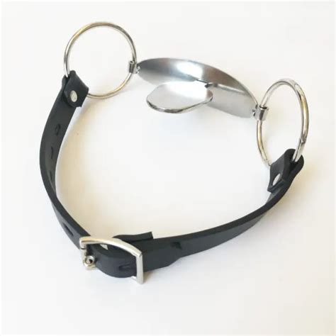 Bondage Open Mouth Gag Tongue Cangue Stuffer Hook Claw Restraints Slave