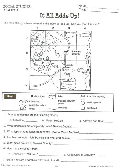 Above And Below Sea Level Math Worksheet Answer Key
