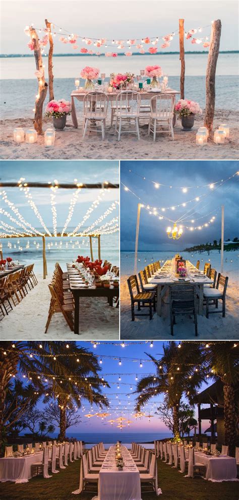 These thematic details will inspire your own waterfront event. Pin on Wedding Decor