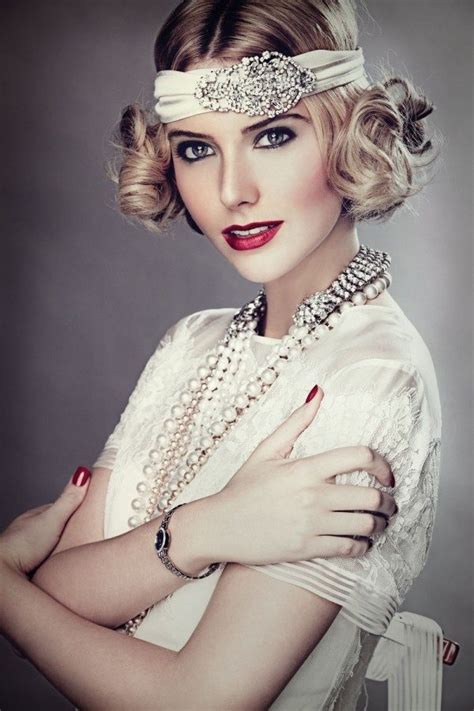 Blush can add age or make you more fresh and young. 1920s Wedding Makeup | Deco Weddings