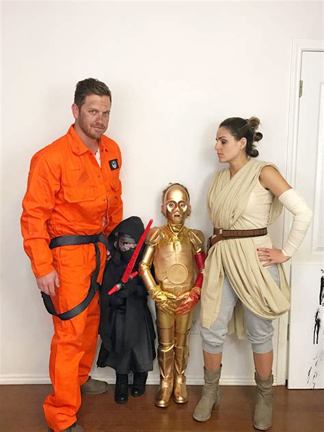 Family Star Wars The Force Awakens Costumes For Halloween Fab Everyday