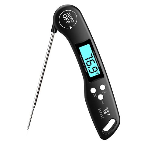 Doqaus Meat Thermometer Instant Read Food Thermometer With Backlit