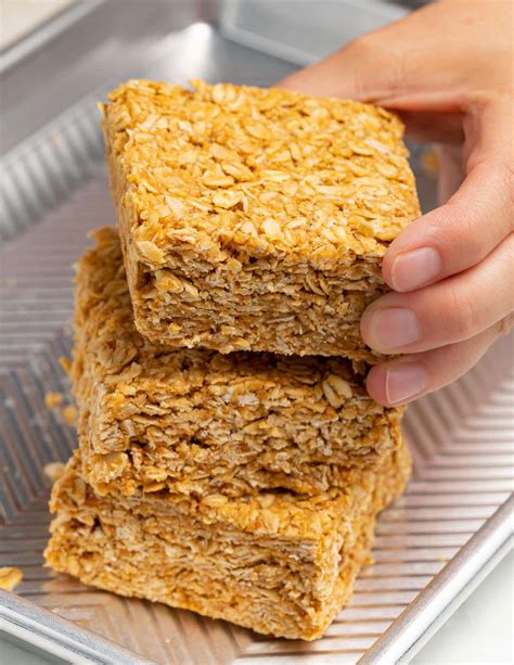 No Bake Oatmeal Peanut Butter Bars A Virtual Vegan