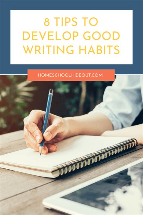 How To Develop Good Writing Habits In Students Homeschool Hideout
