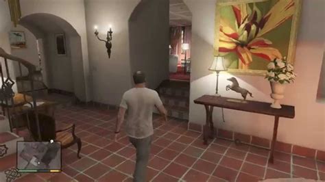 Grand Theft Auto V Trevor Goes Inside Michaels House Youtube