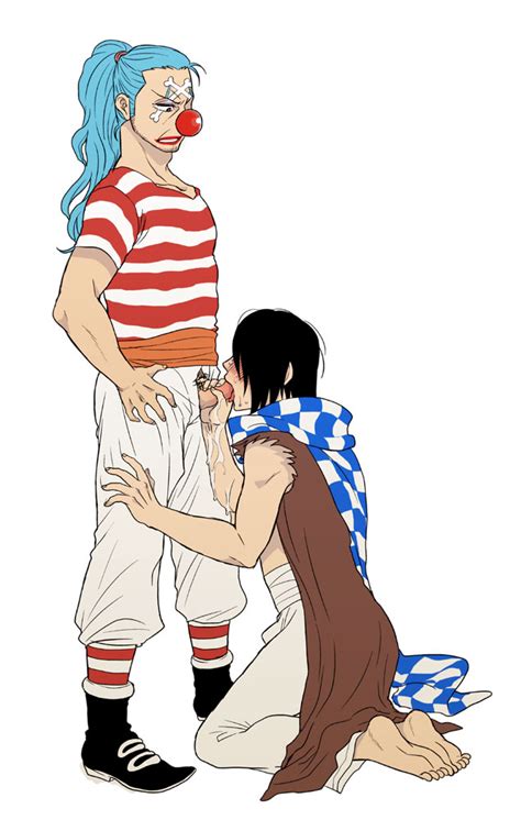 rule 34 buggy pirates buggy the clown cabaji clown gay male male only one piece shounen jump