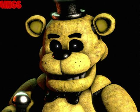 Five Nights At Freddy S Golden Freddy Poster