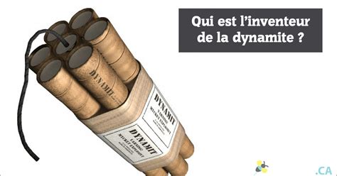 Qui Est Linventeur De La Dynamite