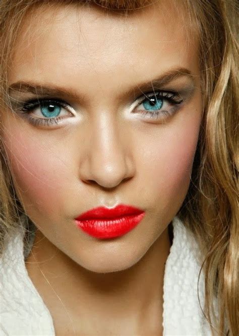 Beautiful Makeup And Red Lipstick
