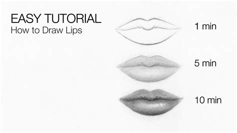 How To Draw Lips And Mouth In 10 Minutes Easy Tutorial For Beginners
