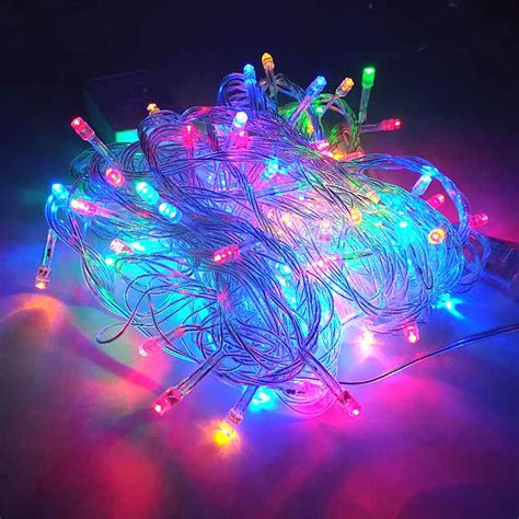 Zgx 220v Led String Light Colorful Neon Lamp Holiday Decor Strip