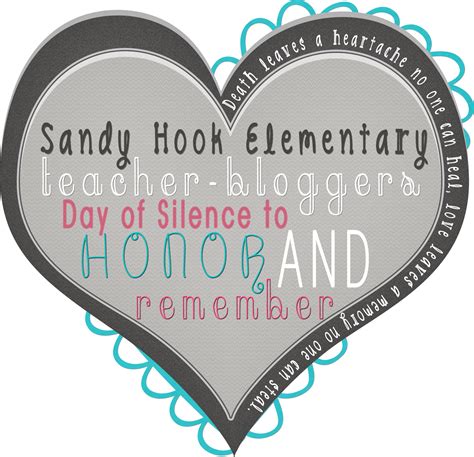 Silence For Sandy Hook Elementary Day Of Silence Elementary Teaching