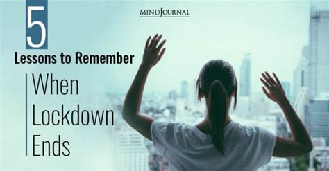 Not only is the threat of a new virus scary, many people are also facing stressful life challenges. 5 Lessons to Remember When Lockdown Ends - Mind Journal