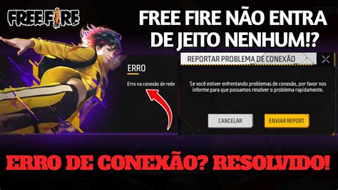 Free Fire Com Erro De ConexÃo Na Nova AtualizaÇÃo Falha No Donwload No