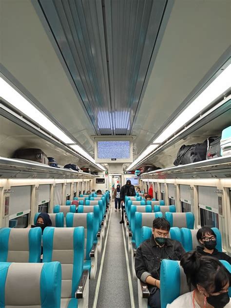 Inside The Modern Passenger Midnight Train To Yogyakarta Editorial