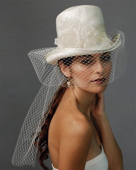 Elegant Hats Veiled Hats Wedding Hats