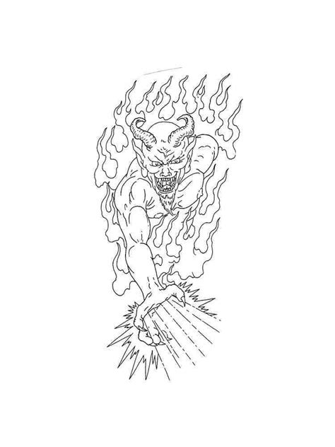 Female Demon Coloring Pages