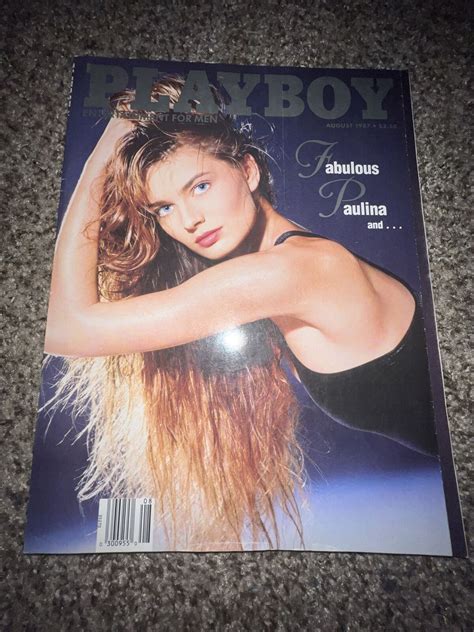 Playboy Magazine August Sherry Konopski Playmate Paulina Pictorial Calendar Values Mavin