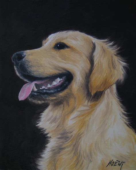 Golden Retriever Nr 3 Greeting Card For Sale By Jindra Noewi