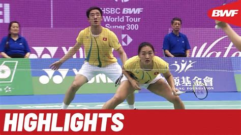 I played a very solid player from taipei, she had a strong wall of defense and i wasn't able to break through it. YONEX Chinese Taipei Open 2019 | Finals XD Highlights ...