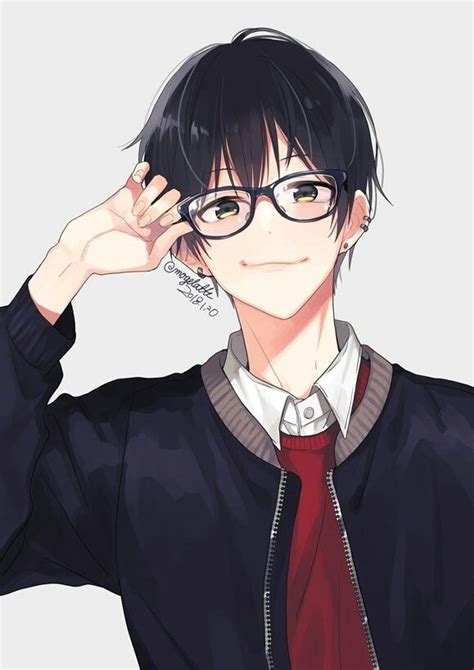 Pin By プロジェクト On オリキャラ Anime Guys With Glasses Anime Glasses Boy