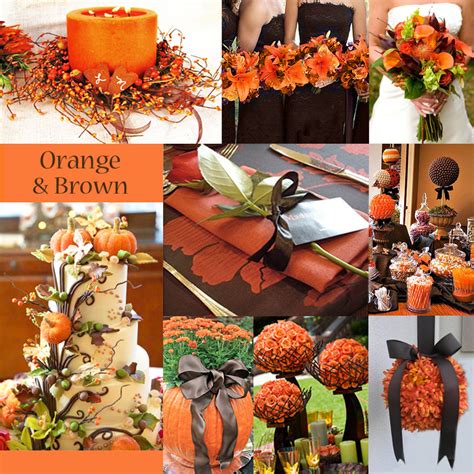 Trending Orange Wedding Color Ideas For Fall 2014