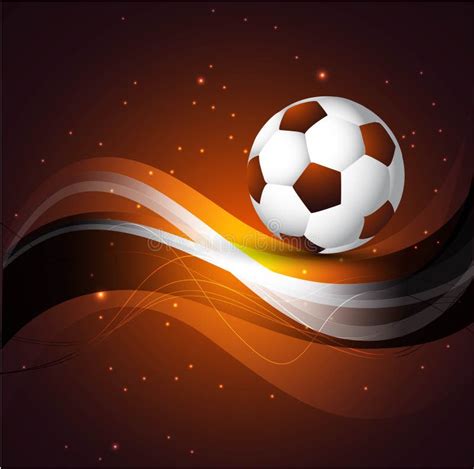 Abstract Soccer Ball Colorful Background Stock Vector Illustration Of