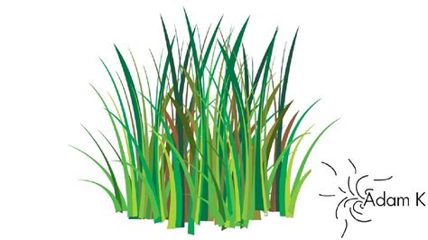 Quick Way/ How to create Grass Vector - YouTube