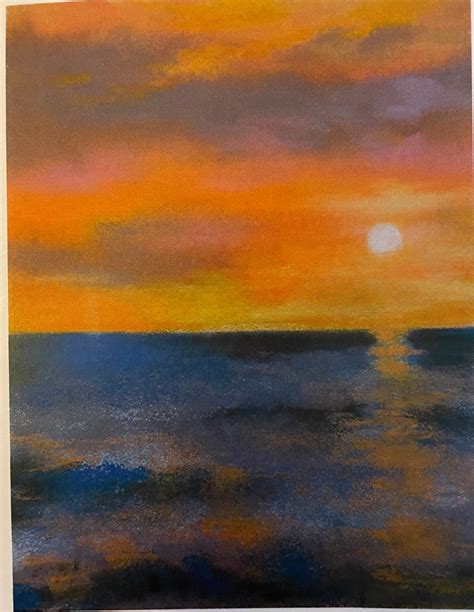 Ocean Sunset 2 Greeting Card Etsy