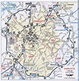 Charlotte NC roads map, free printable map highway Charlotte city ...