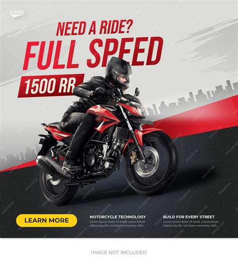 Premium Vector | Bike or motorcycle sale promotion social media