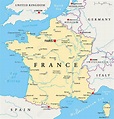 Paris politische Landkarte - Karte von Paris politisch (Île-de-France ...