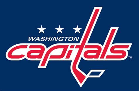 Washington Capitals Primary Dark Logo National Hockey League Nhl