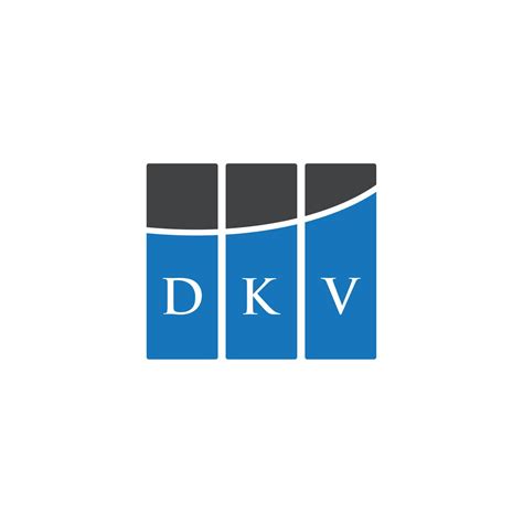 Dkv Letter Logo Design On White Background Dkv Creative Initials