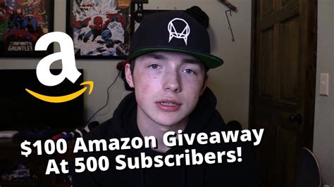 Amazon Gift Card Giveaway At Subscribers YouTube