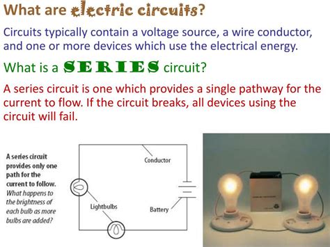 Ppt Exploring Series And Parallel Circuits Powerpoint Presentation Id