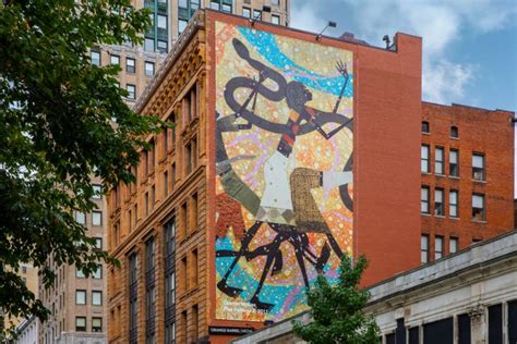 Downtown Detroit Mural Pays Tribute To Late Artist Charles Mcgee
