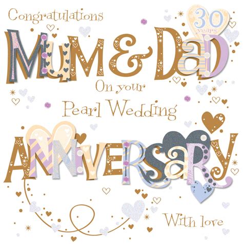 We did not find results for: Mum & Dad Pearl 30th Wedding Anniversary Greeting Card ...