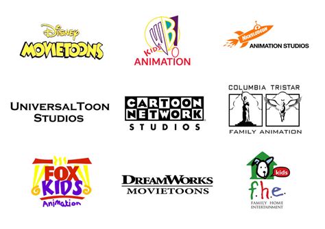 Nine Animation Studios From 1990 To 1996 By Appleberries22 On Deviantart