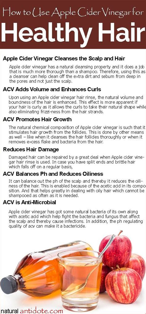 It is used for many different purposes for centuries. How to Use an Apple Cider Vinegar for Healthy Hair - DIY ...