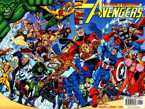 13 Covers The Avengers In The 90s 13th Dimension Comics Creators