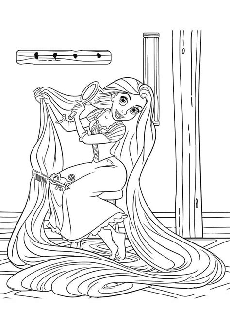Rapunzel Coloring Pages Pictures Free Printable In My XXX Hot Girl