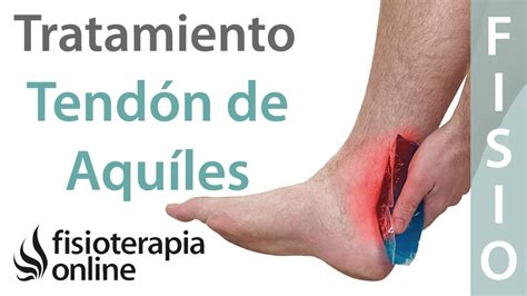 Tratamiento para la tendinitis de Aquiles o inflamación del tendón de A