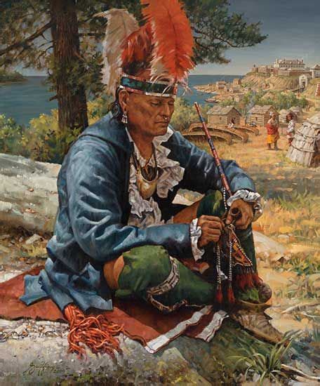 Original Art Robert Griffing Native American Art Woodland Indians