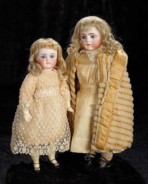 Sonneberg Bisque Doll With Closed Mouth And Rare Original Body