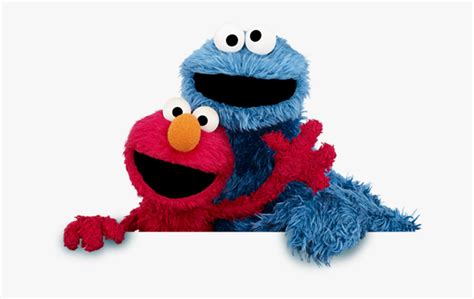 Elmo And Cookie Monster Platinum Too Sesame Street Hd Png Download