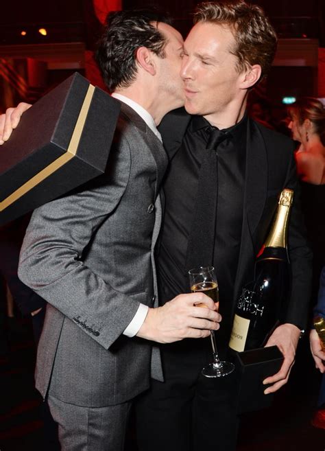 Benedict Got A Kiss From His Sherlock Nemesis Andrew Scott Benedict
