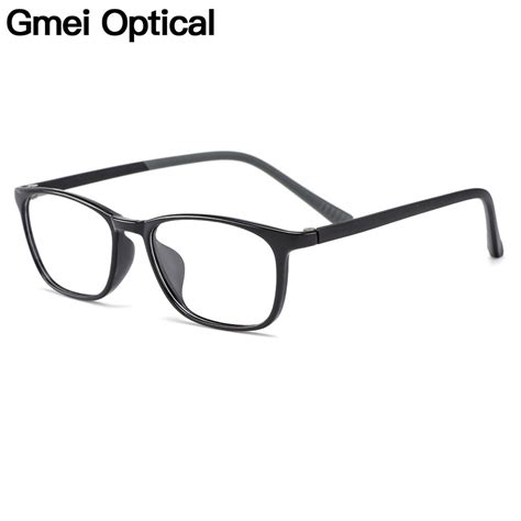gmei optical ultralight tr90 square glasses frame men prescription eyeglasses myopia optical