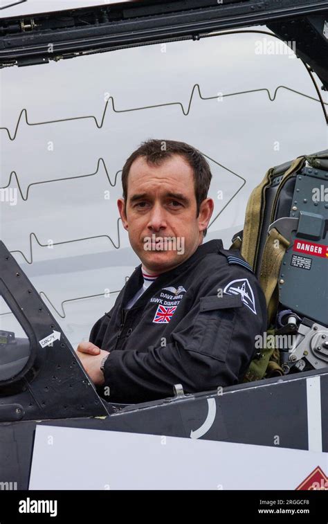 Pilot Dave Davies Royal Air Force Bae Hawk Solo Display Pilot In